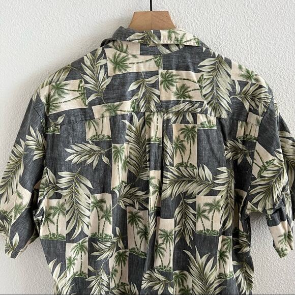 Ono & Company Men’s Aloha Palm Hawaii Hawaiian Button Front Shirt Large - Picture 8 of 8